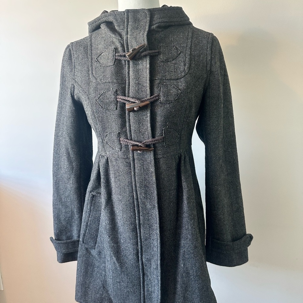 Divided Charcoal Herringbone Jacket. Note: Fits Xs - image 1